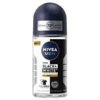 Desodorante para Hombre en Roll On NIVEA Black & White Epic Night Frasco 50ml