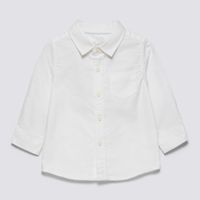 Camisa Manga Larga Bebé Niño Básica Oxford Baby Circus