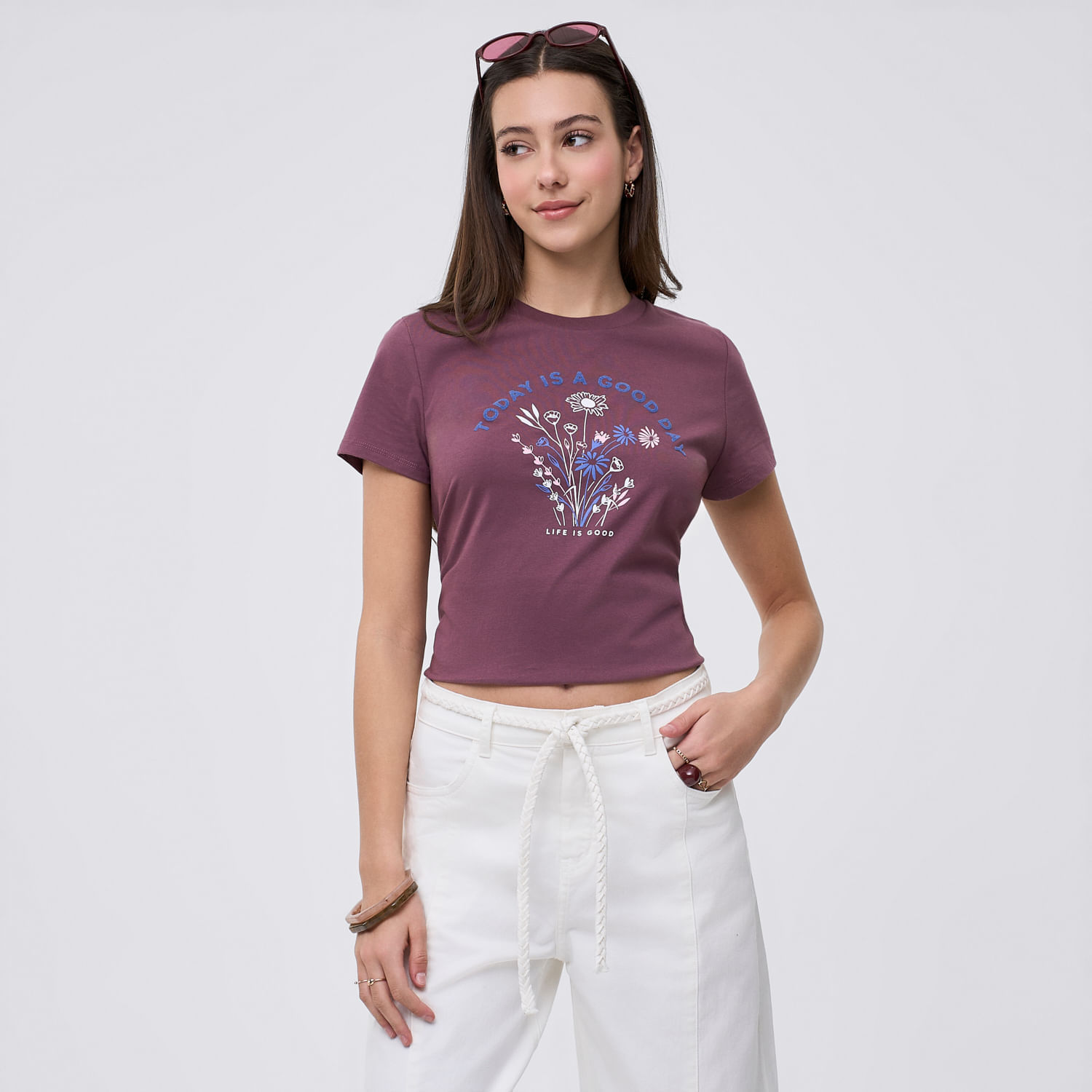 Polo Mujer Aerie 5 Amc Uva M