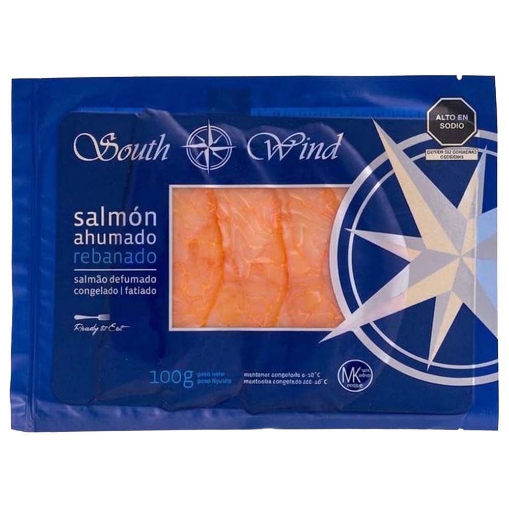 Salmón Ahumado SOUTH WIND Bolsa 100g