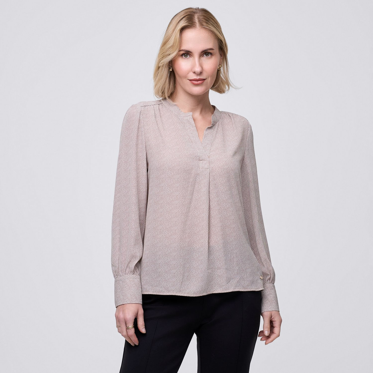 Blusa Mujer Nina Zafin Manga 3/4 Combo2 Xl