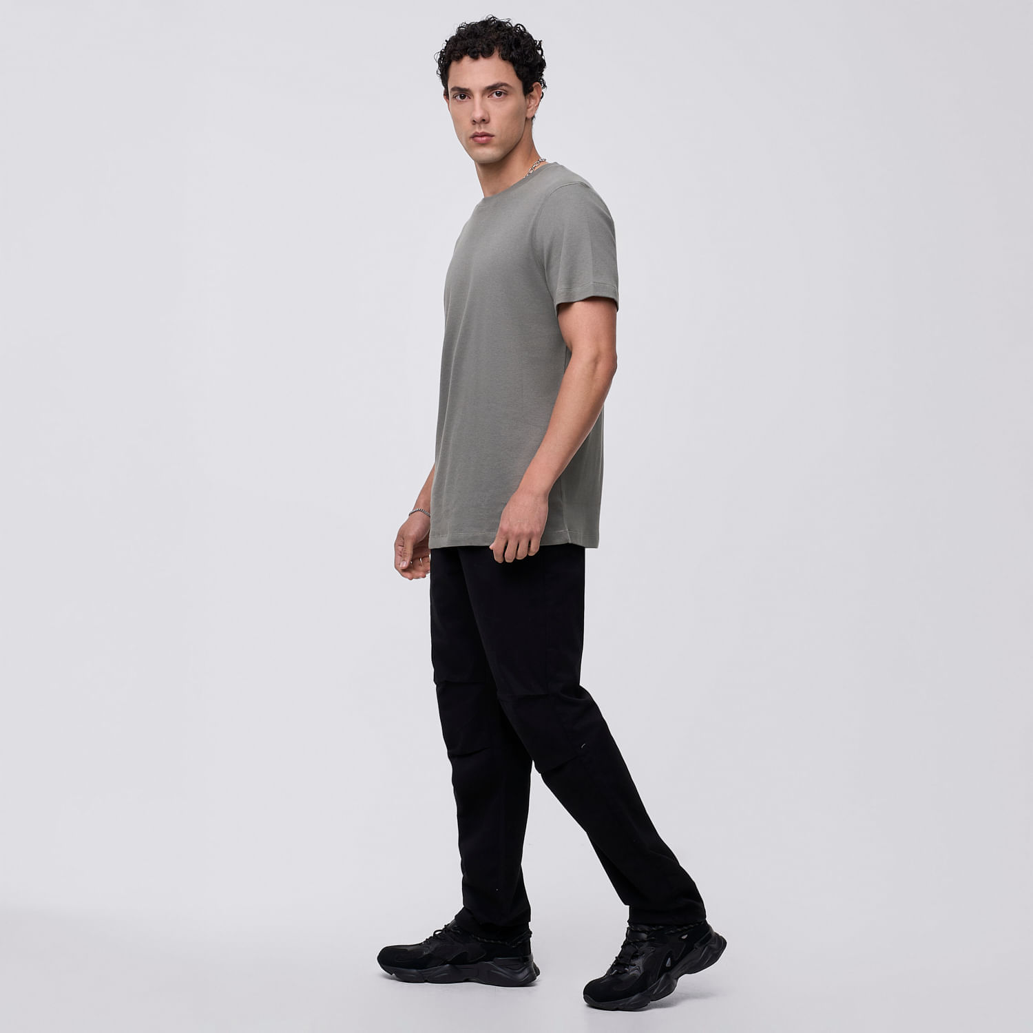 Pantalón Hombre Pliegues Hypnotic Negro Talla XL