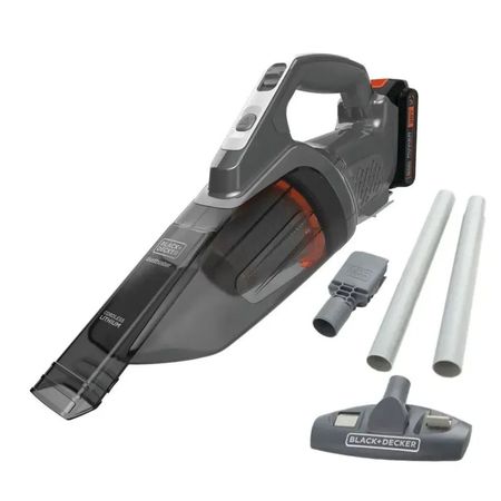 Aspiradora Inalámbrica 20V  Batería y Cargador Accesorios Black Decker