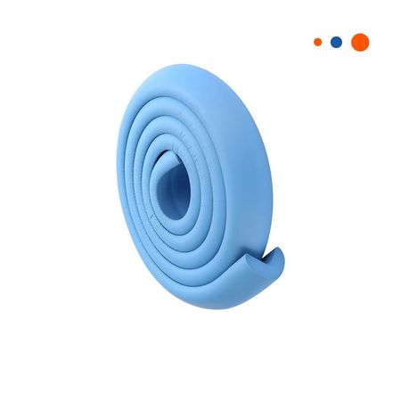 Protector Esquinero de Espuma Flexible para Bordes de Muebles y Mesas Azul Y Regalo Sticker