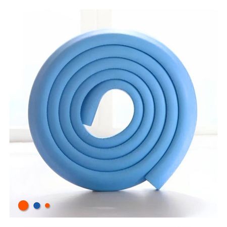 Protector Esquinero de Espuma para Bordes de Mesa y Muebles Hogar Azul