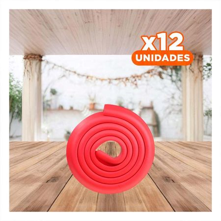Pack12 Cobertura Esquina de Espuma para Bordes de Mesa y Muebles en Hogar Rojo Y Papel Regalo
