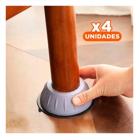 Pack4 Almohadilla de Base Antivibratoria y Antideslizante en Set de Cuatro Y Papel Regalo