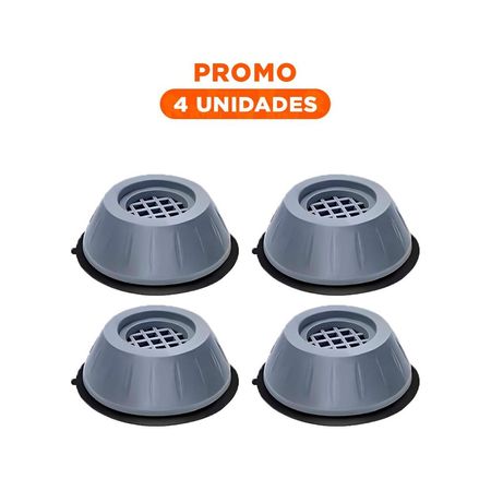 Pack4 Apoyo de Base Antivibratoria y Antideslizante en Pack de Cuatro Piezas