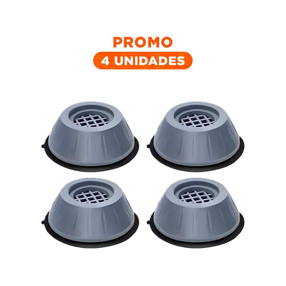 Pack4 Apoyo de Base Antivibratoria y Antideslizante en Pack de Cuatro Piezas