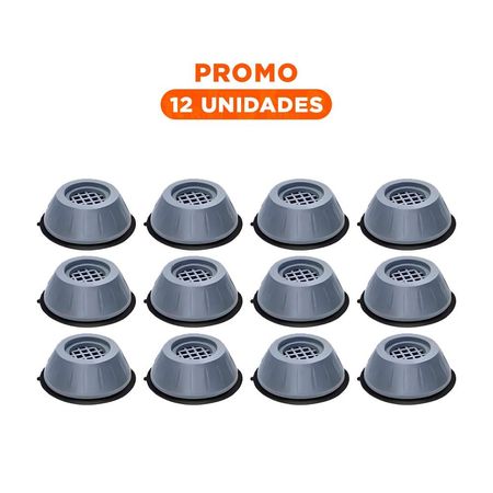Pack12 Almohadilla Antivibratoria para Base Antideslizante en Cuatro Unidades