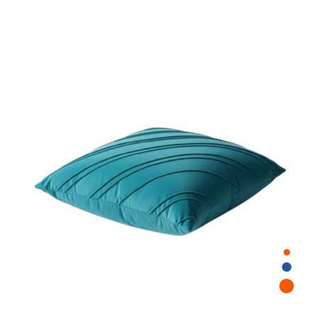 Funda de Terciopelo en Tono Verde Azulado con Patron de Rayas Diagonales Y Regalo Sticker