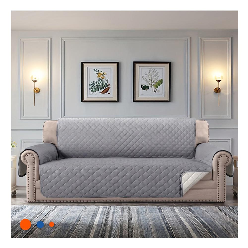 Cubierta para Sofa con Dimensiones 130x195cm en Plomo de Uso Diario Y+Regalo Sticker Cubierta para Sofa con Dimensiones 130x195cm en Plomo de Uso Diario Y Regalo Sticker