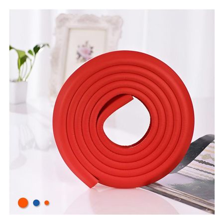 Protector Esquinero de Espuma para Bordes de Mesa y Muebles en Hogar Rojo Metros