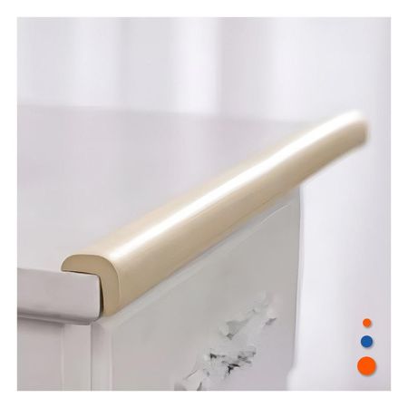 Protector Esquinero de Espuma Suave para Bordes Filosos de Mesa en Casa Crema Y Papel Regalo