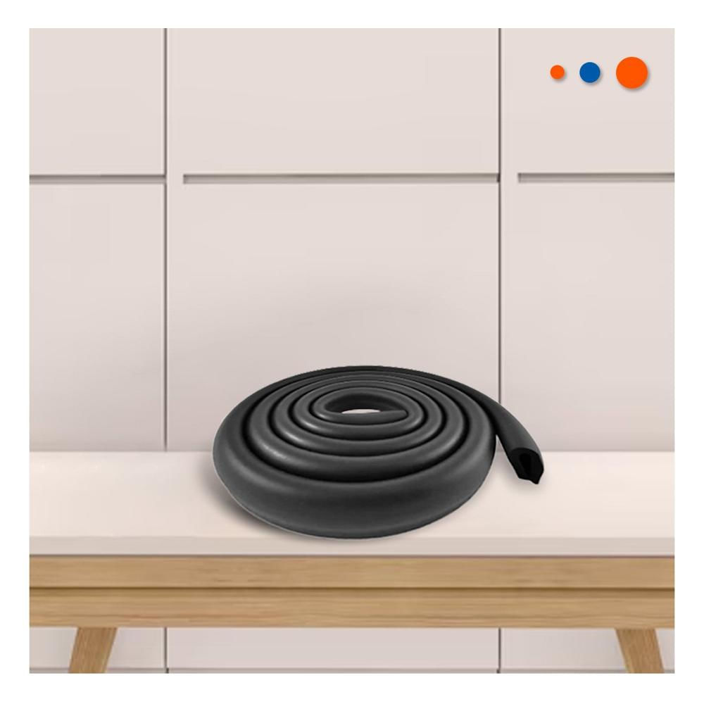 Protector Esquinero de Espuma Suave para Bordes Filosos de Mesa en Casa Negro Y Papel Regalo