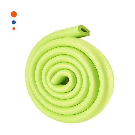 Protector de Bordes de Espuma 2 Metros Verde Limon Cuidado Diario en Casa Y Regalo Sticker