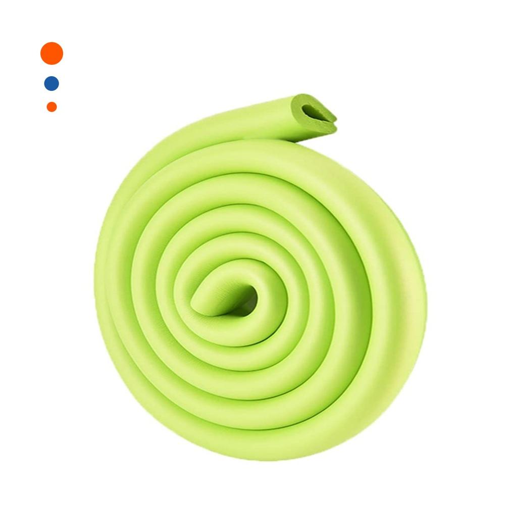 Protector de Bordes de Espuma 2 Metros Verde Limon Cuidado Diario en Casa Y Regalo Sticker