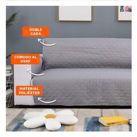 Cubierta Textil de Sofa en Color Plomo con Medida 130x195cm para Interior Y+Papel Regalo Cubierta Textil de Sofa en Color Plomo con Medida 130x195cm para Interior Y Papel Regalo