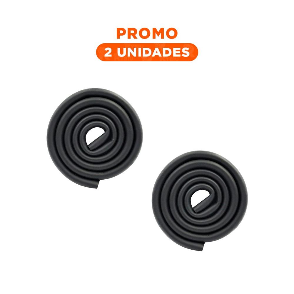 Pack2 Esquinero Protector de Espuma Flexible para Bordes de Mesa Negro Y Regalo Sticker