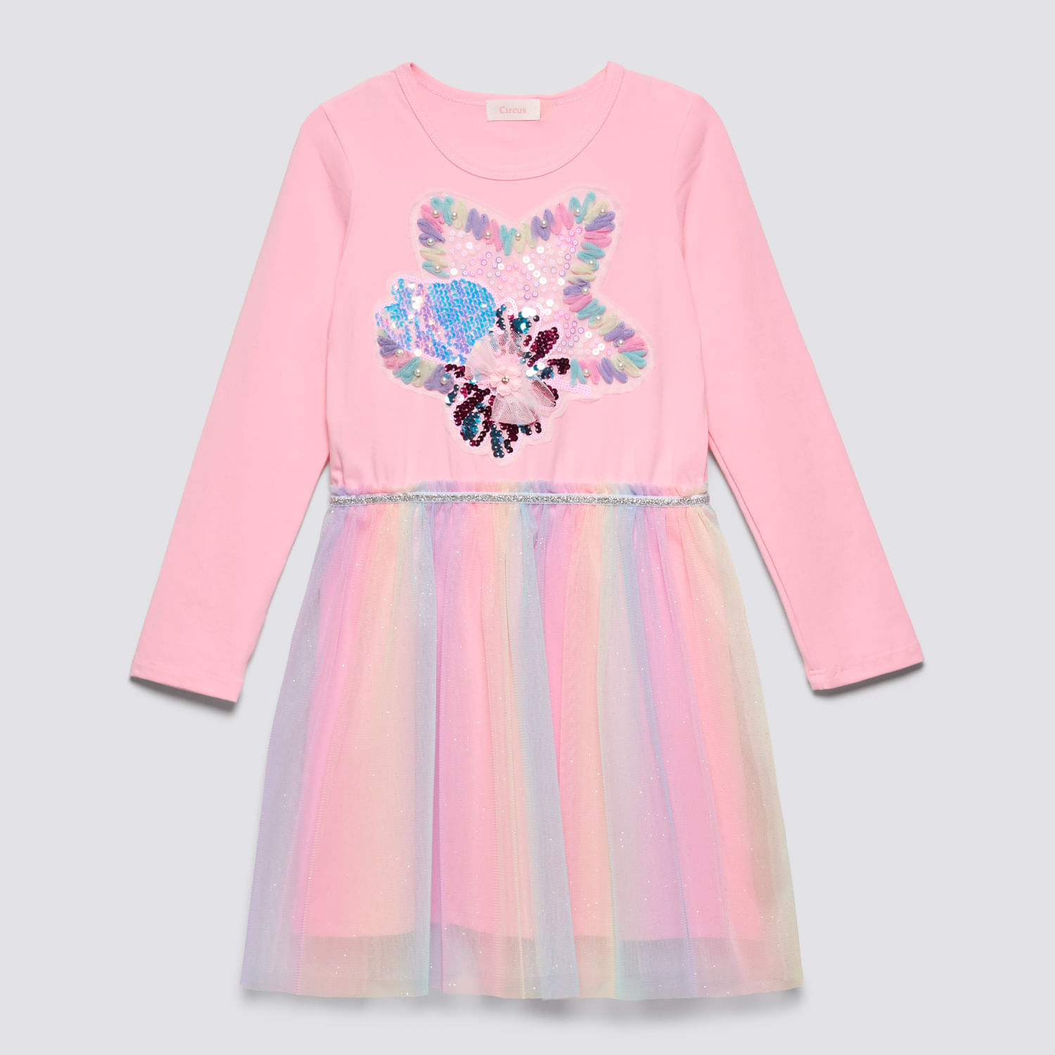Vestido Niña Tutu Circus Rosado Talla 10