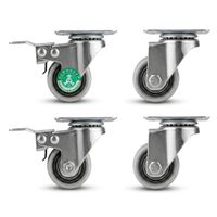 Pack Ruedas Giratorias - 1.5 Pulg. - x 04 Und. - Garrucha