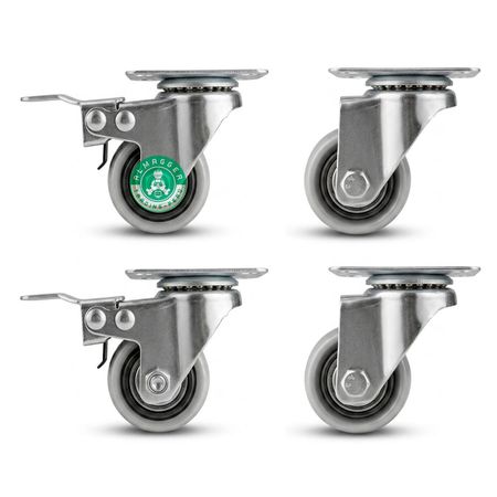 Pack Ruedas Giratorias - 1.5 Pulg. - x 04 Und. - Garrucha