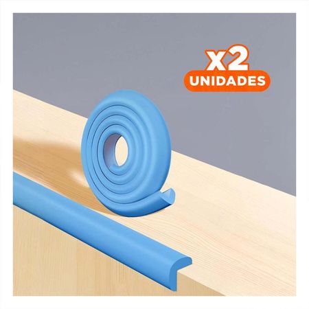 Pack2 Esquinero Protector de Espuma Suave para Bordes de Muebles en Casa Azul Y Papel Regalo