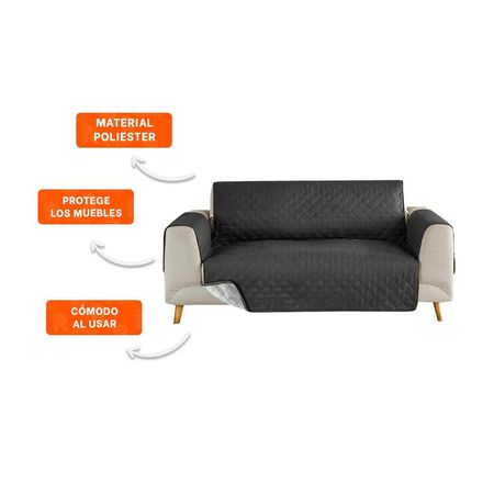 Cubierta Protectora de Superficie para Sofa Negro con Medida 130x195cm Y+Ligas Regalo Cubierta Protectora de Superficie para Sofa Negro con Medida 130x195cm Y Ligas Regalo