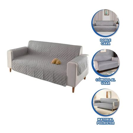 Cubierta Protectora de Superficie para Sofa Plomo con Medida 130x195cm Y+Ligas Regalo Cubierta Protectora de Superficie para Sofa Plomo con Medida 130x195cm Y Ligas Regalo