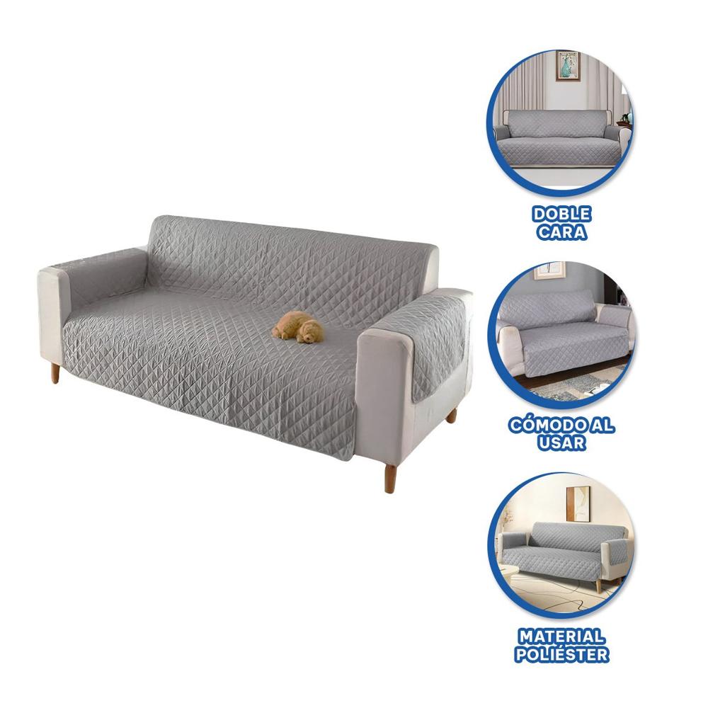 Cubierta Protectora de Superficie para Sofa Plomo con Medida 130x195cm Y+Ligas Regalo Cubierta Protectora de Superficie para Sofa Plomo con Medida 130x195cm Y Ligas Regalo
