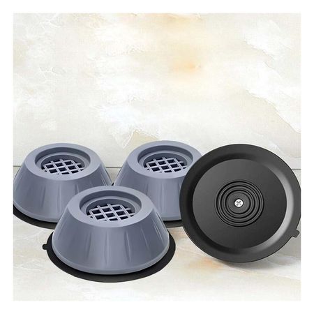 Base Antivibratoria y Antideslizante en Set de Cuatro Piezas para Uso Domestico Y Papel Regalo