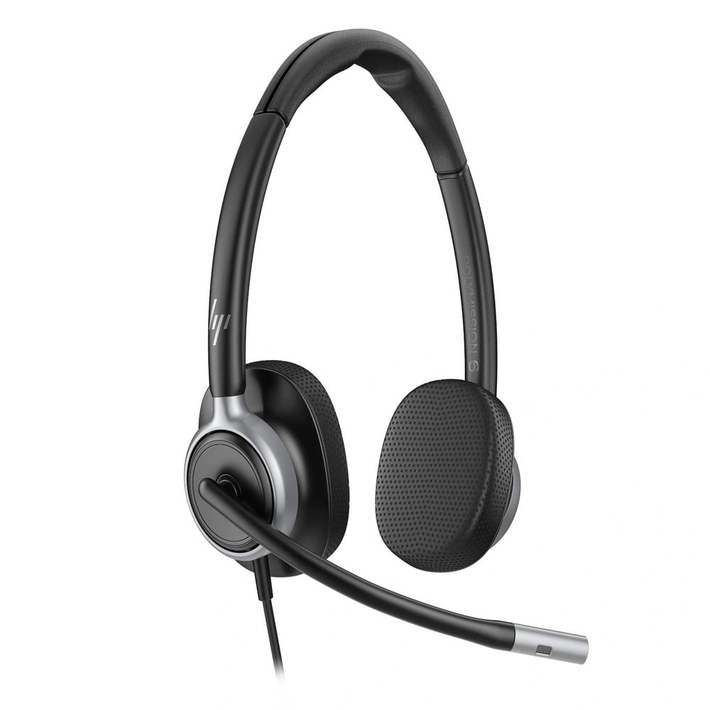 Headset HP Poly Mission 625 Stereo USB-C Negro C01C6AA#AC3