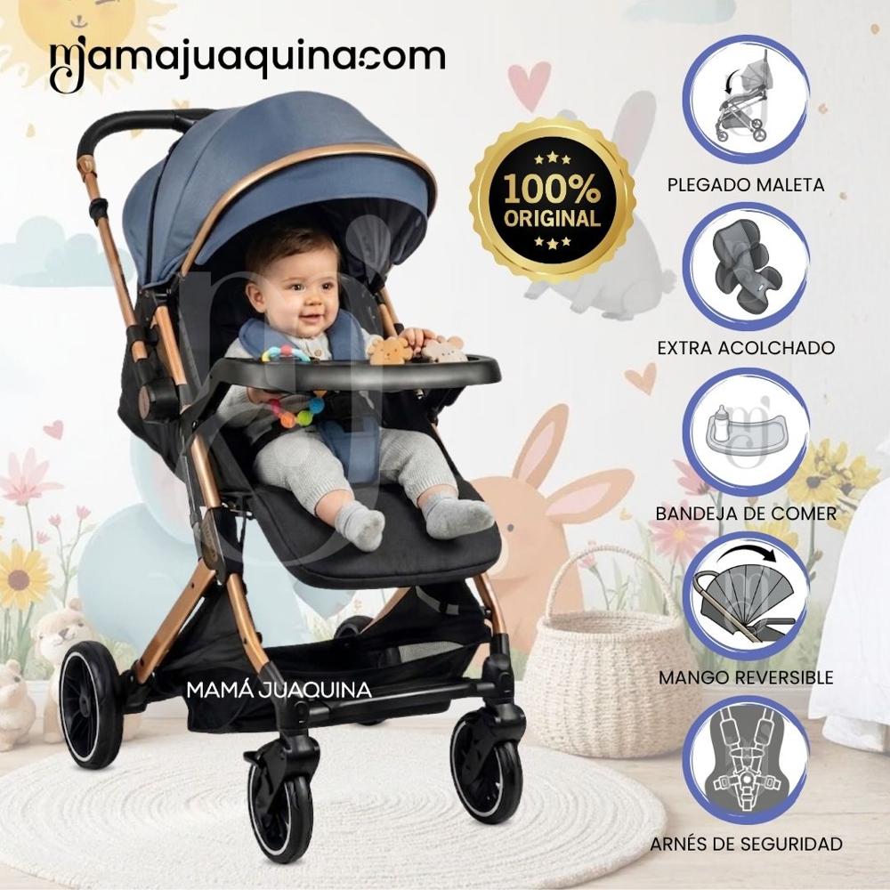 Coche Maleta de Lujo TOKIO II con Bandeja de Comer Edición Exclusiva Blue