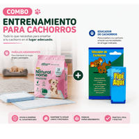 Combo Entrenamiento para Perros - Pañal de piso Natrual Home Con Pipí Aquí