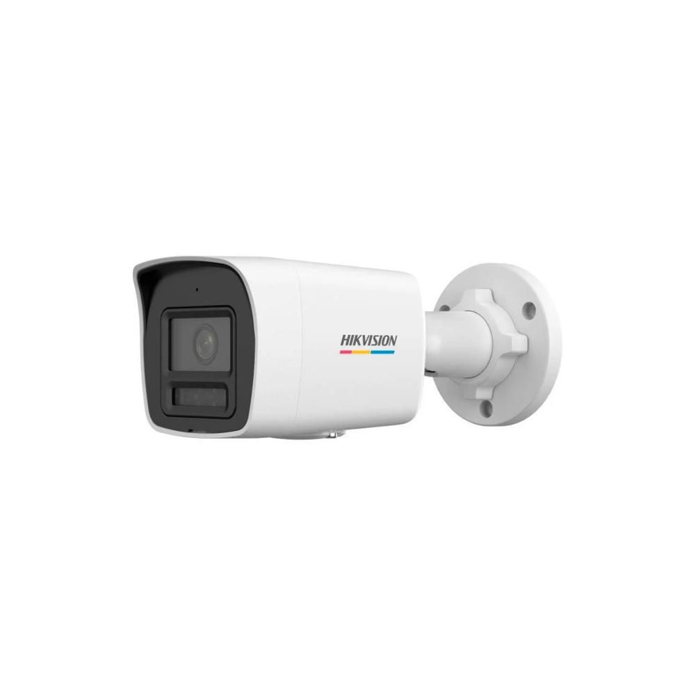 CÁMARA IP HIKVISION COLORVU TUBO 4MP SMART HYBRID LIGHT 2.8MM CON AUDIO HK-DS2CD1047G2H-LIU
