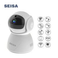 Cámara Seguridad SEISA IPC-ZAS02 IP WiFi 1080P Visión Nocturna Blanco