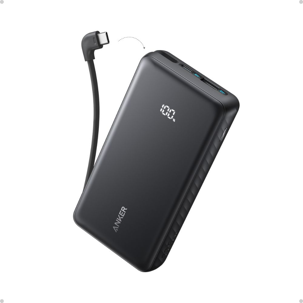 Batería externa Anker Zolo cable tipo C negro