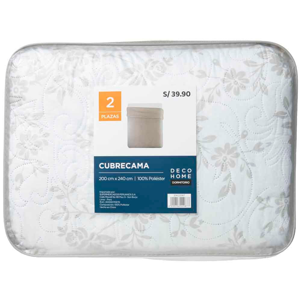 Cubrecama DECO HOME Arena 2 Plazas