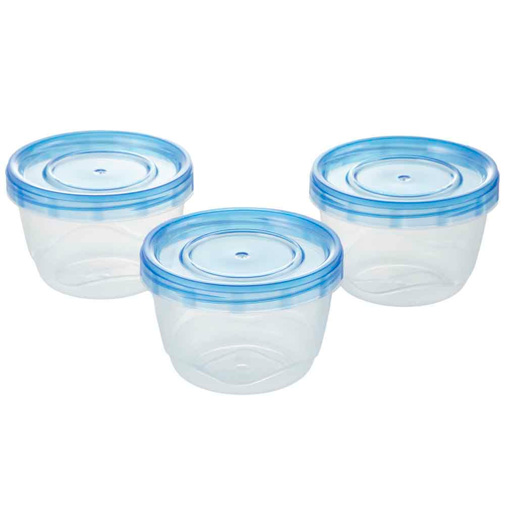 Set DECO HOME Tápers Pálstico Red 473ml 3un