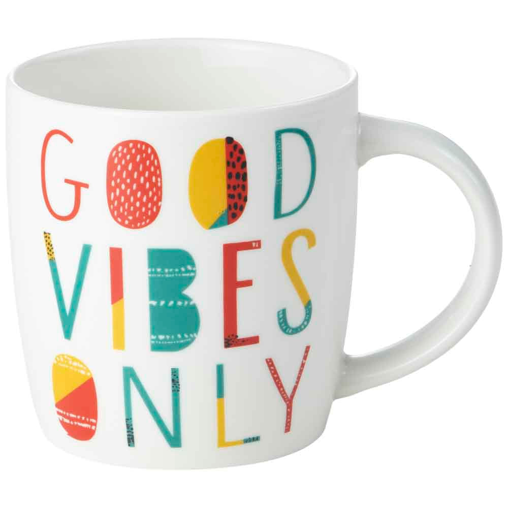 Taza DECO HOME Good Vibes 2