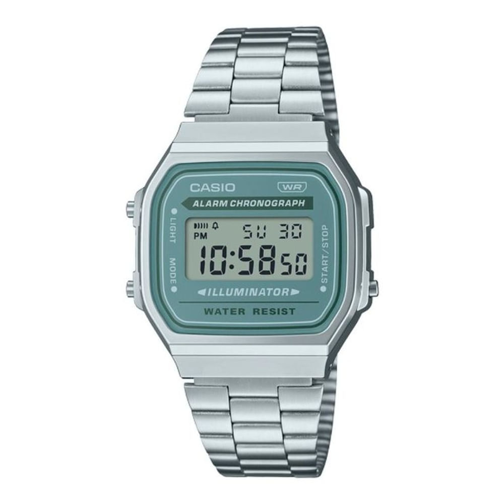 Reloj Casio Unisex A168WA-3 REL0024110 Plateado