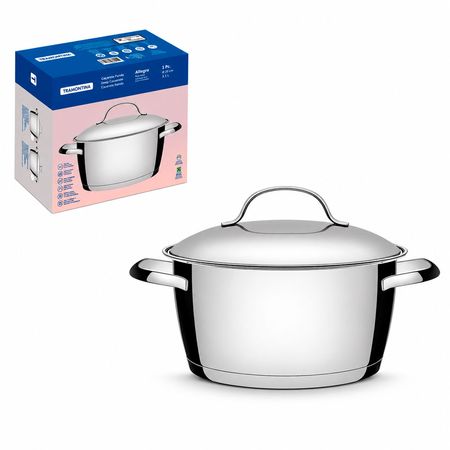Olla Acero Inoxidable Tramontina Allegra 20cm 3.1l Original