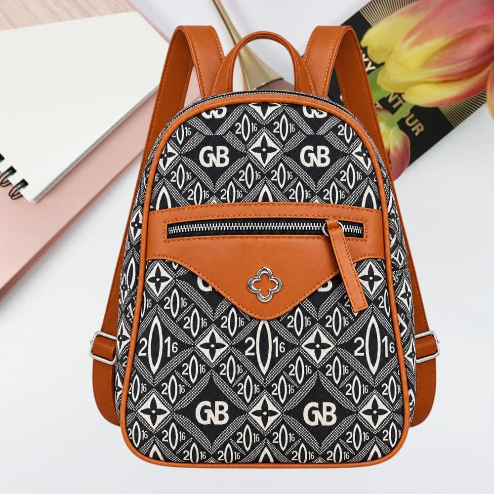 MOCHILA MORRAL CASUAL COLOR CARAMELO