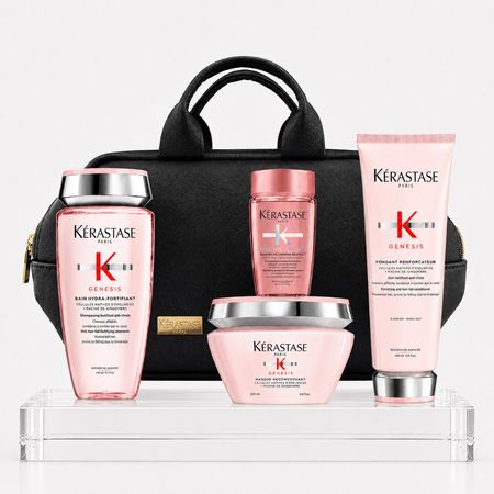 Kerastase genesis pack cabellos debilitados shampoo 250 acondicionador 200 mascarilla 200 travel