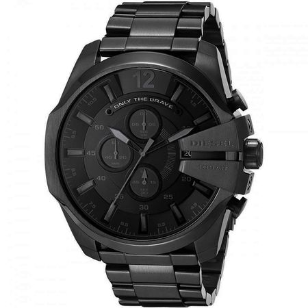 Reloj Diesel Mega Chief DZ4355 Fecha Cronómetro Acero Inoxidable Negro