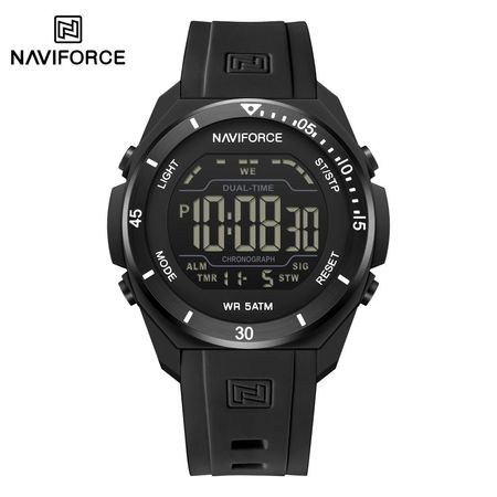 Reloj Análogo Digital NAVIFORCE NF7138 Negro para Hombre Resistente al Agua