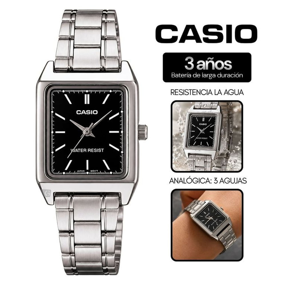 Reloj Casio LTP-V007D-1E Mujer Acero Talla única