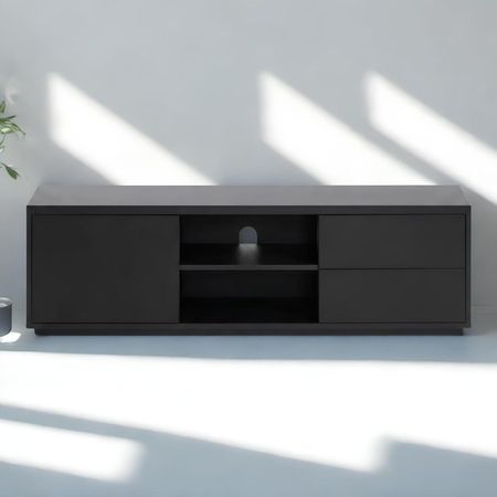 Mesa de TV Arjona 65'' 150 cm Negro | Masiva Home
