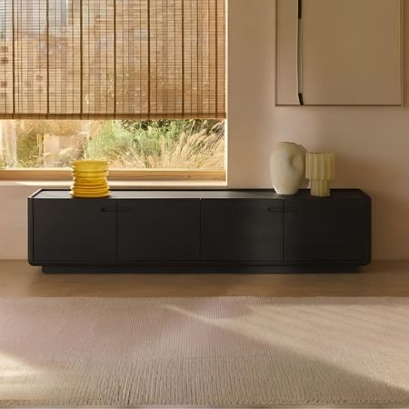 Mesa de TV Cubilllas 85'' 200 cm Negro | Masiva Home