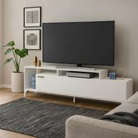 Mesa de TV Diana 75'' 180 cm Blanco | Masiva Home